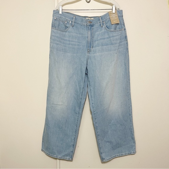 NWT Madewell The Perfect Vintage Wide Leg Crop Jean 33 - Picture 5 of 13